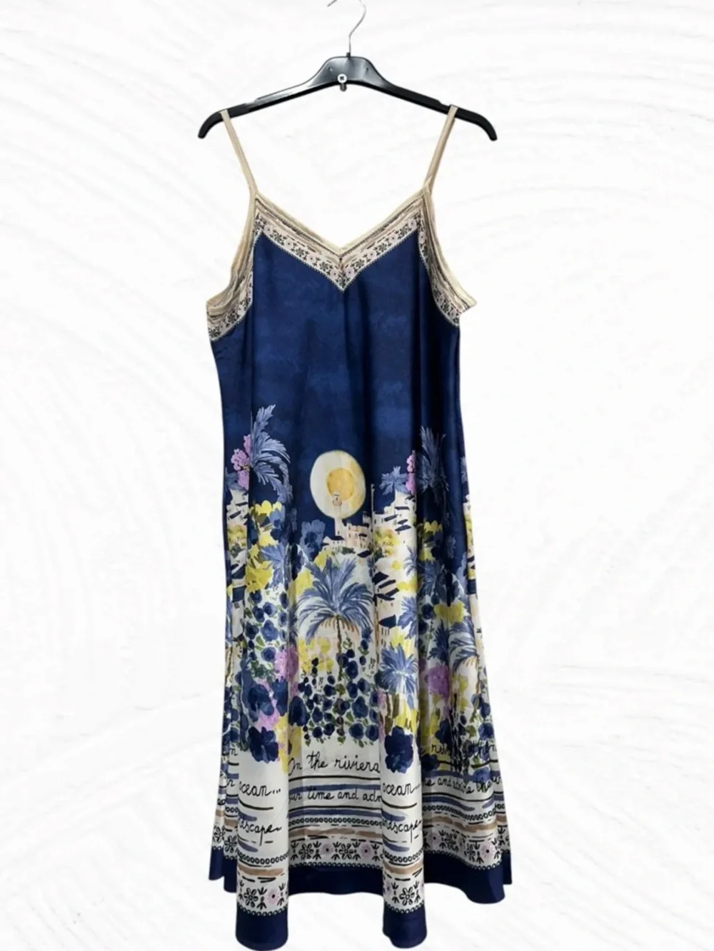 MADE IN ITALY Bohemian Floral Slip Dress Available in Lots of Colors - Picture 2 of 5